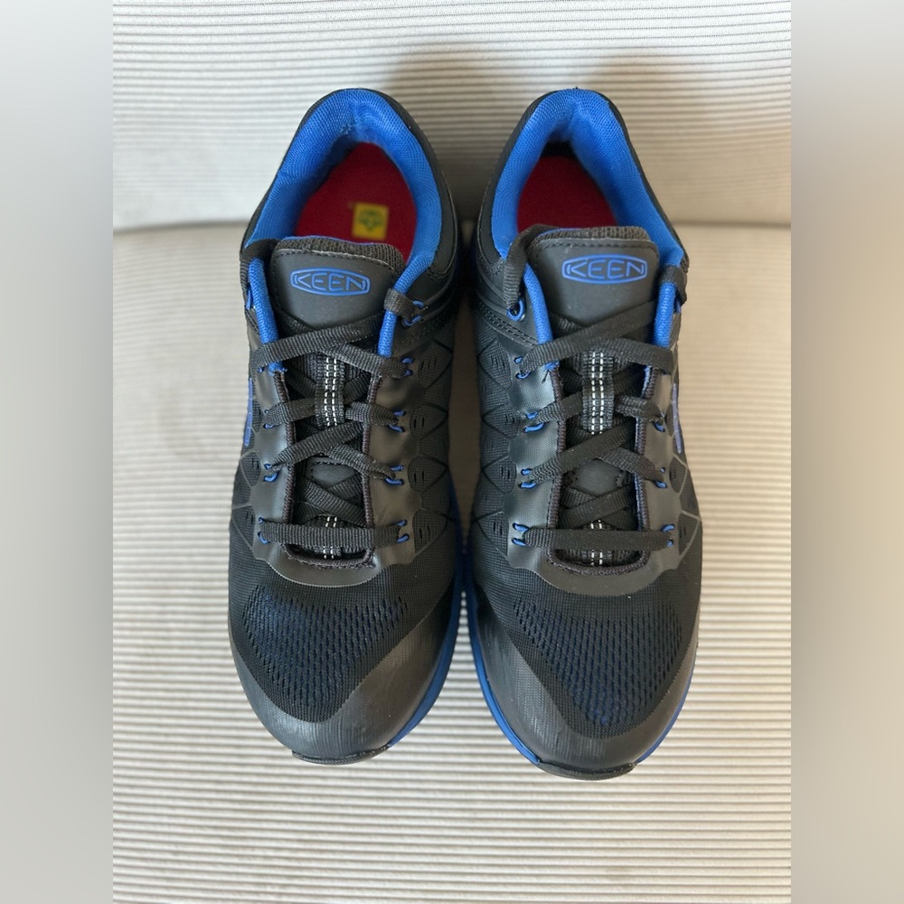 Men’s KEEN Utility Vista Energy work sneakers - Black/Nautical Blue - size 11.5D - Picture 7 of 11